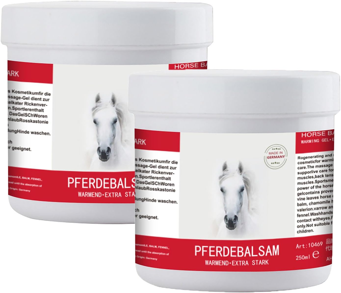 German Rheumatic Joint Pain Relief Cold Gel, 250ml Pain Relief Horse Chestnut Gel, Strong Muscle Pain Relief Cream, Muscle and Joint Deep Soothing Analgesic Cream (2pcs)