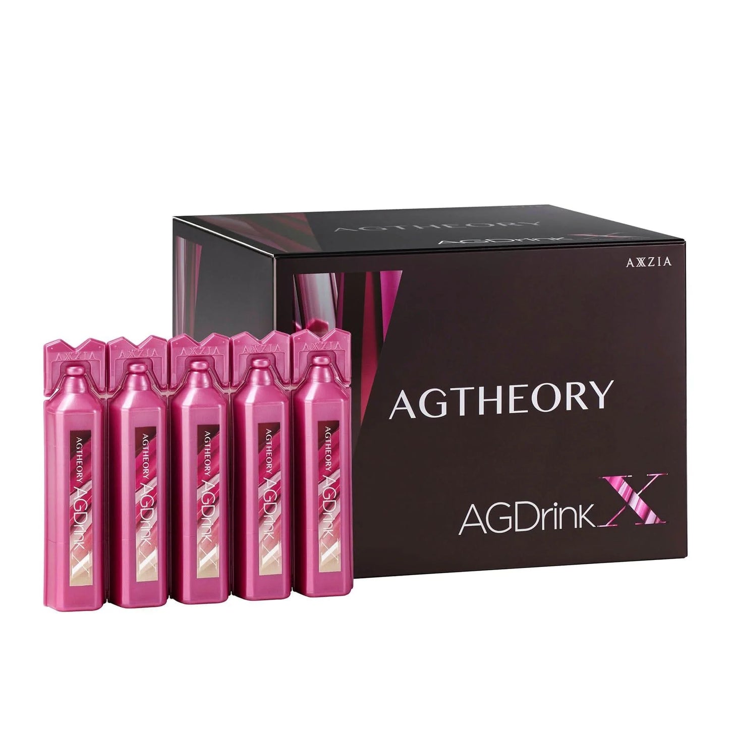 AXXZIA AG Theory AG Drink X – 30 Bottles | Power & Beauty Collagen Supplement