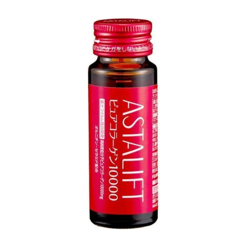 Astalift Drink Pure Collagen 10000 – Pack of 10 Bottles | High-Potency Collagen Beauty Drink
