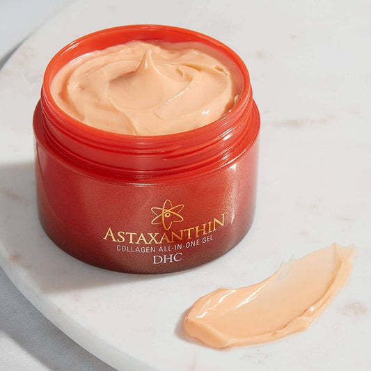 DHC Astaxanthin Collagen All-in-One Gel – 120g | Antioxidant, Hydrating, Brightening