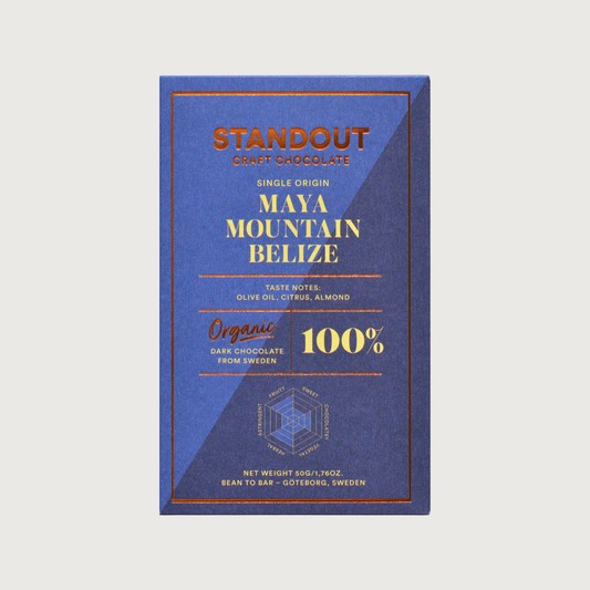 Standout Chocolate – Maya Mountain, Belize, Dark 100%